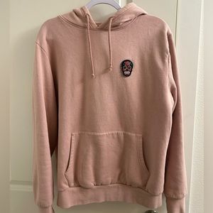 Suspicious Antwerp Pink Skull Hoodie